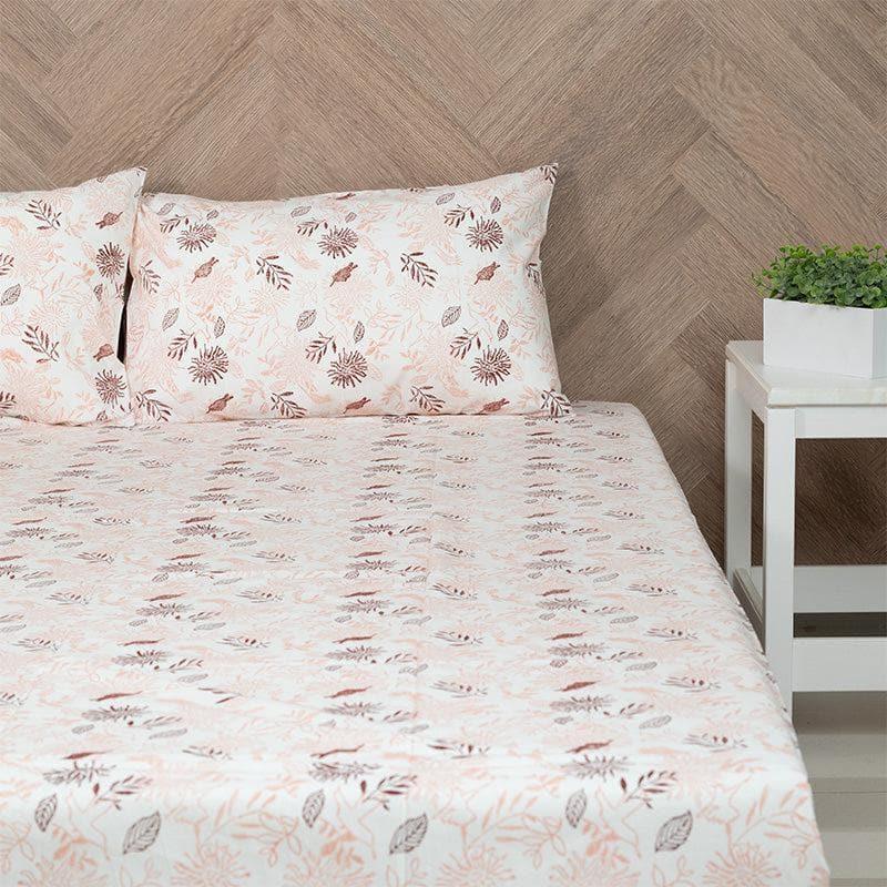 Buy Zeya Floral Bedsheet Bedsheets from Vaaree