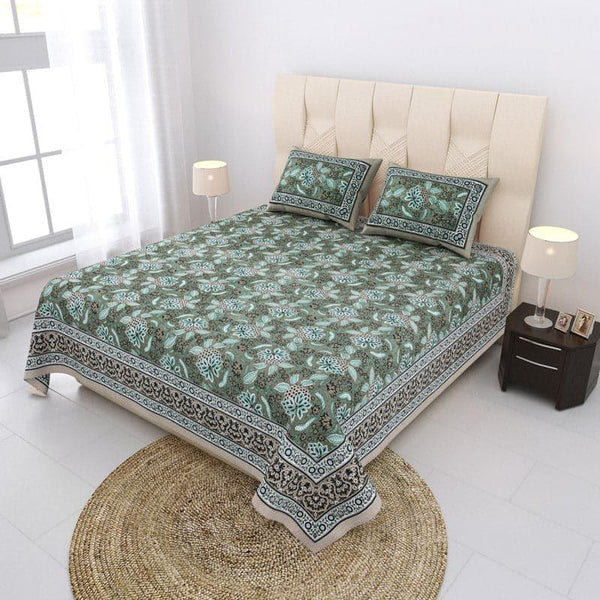 Buy Ziada Floral Bedsheet Bedsheets from Vaaree