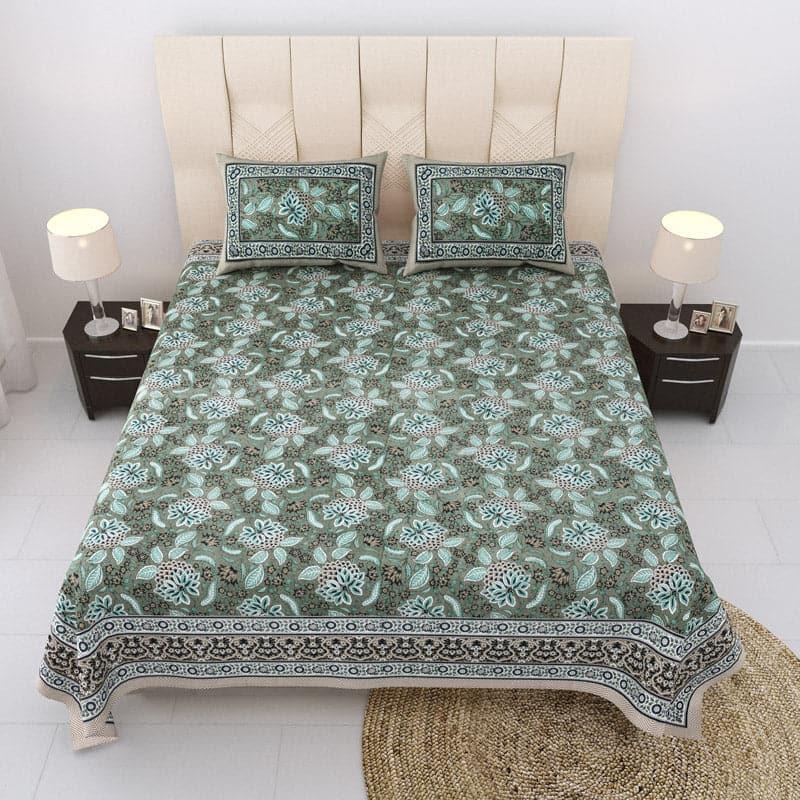 Buy Ziada Floral Bedsheet Bedsheets from Vaaree