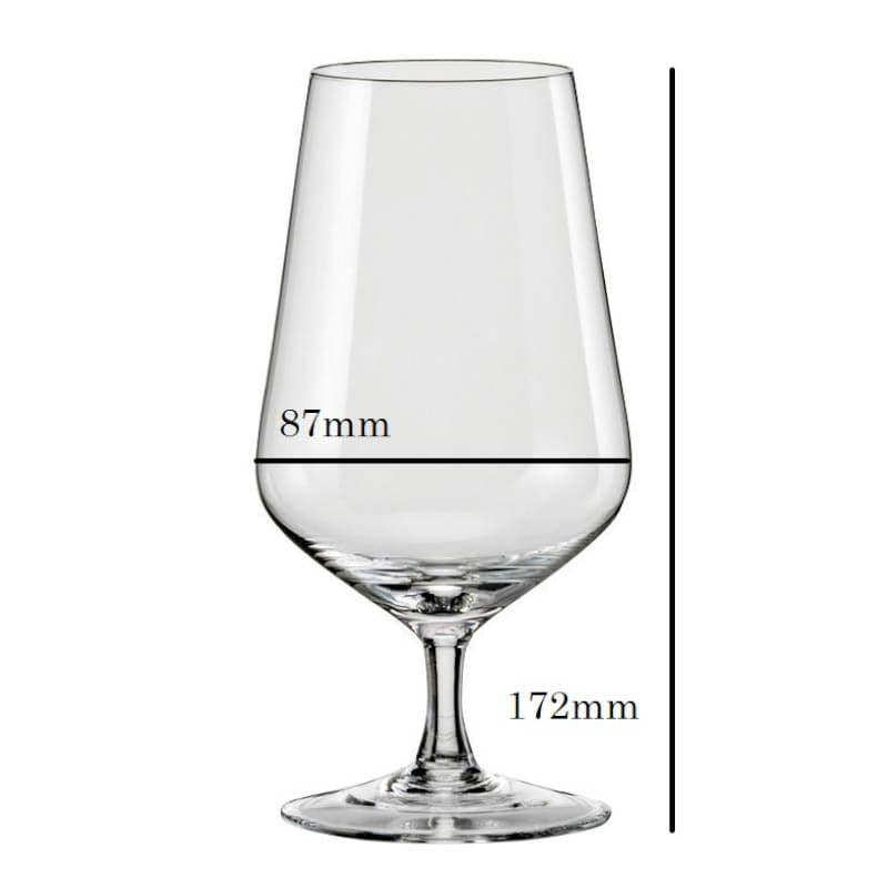 Buy Hartley Crystal Beer Glass (380 ML) - Set Of Six Beer Glasses from Vaaree