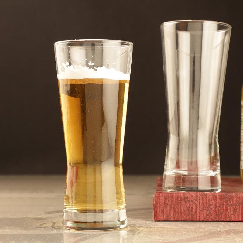 Buy Ikkis Beer Glass (400 ml ) - Set Of Two Beer Glasses from Vaaree