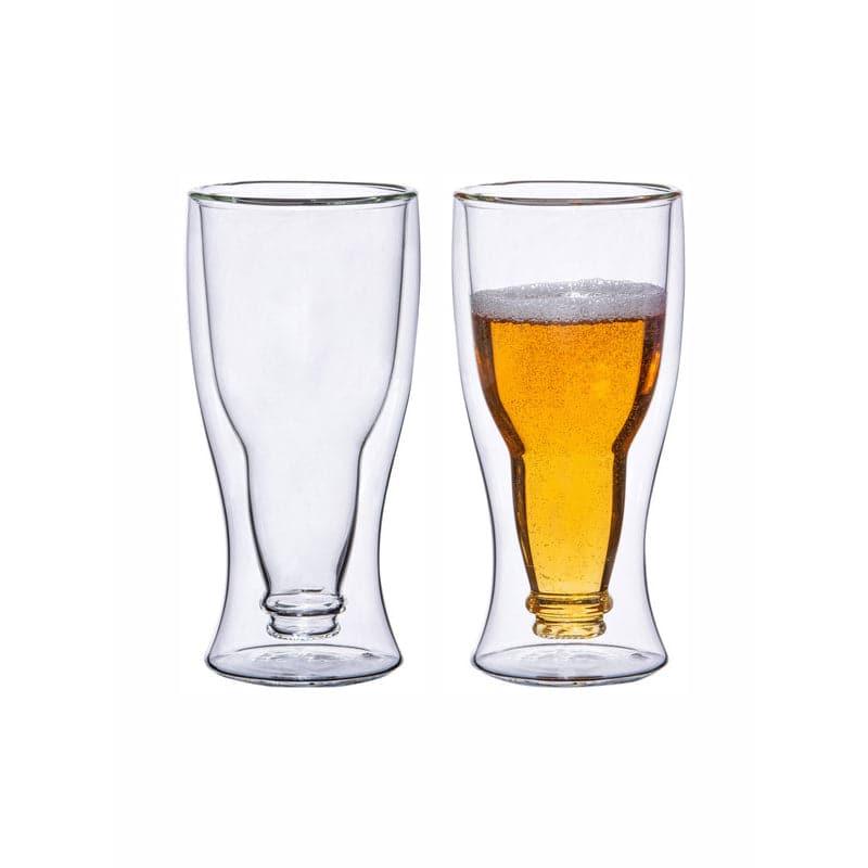 Buy Athena Beer Glass (350 ML) - Set Of Two Beer Glasses from Vaaree