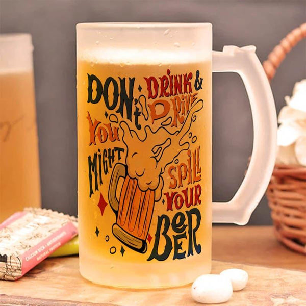 Beer Mug & Glass - Tipsy Toe Beer Mug - 350 ML