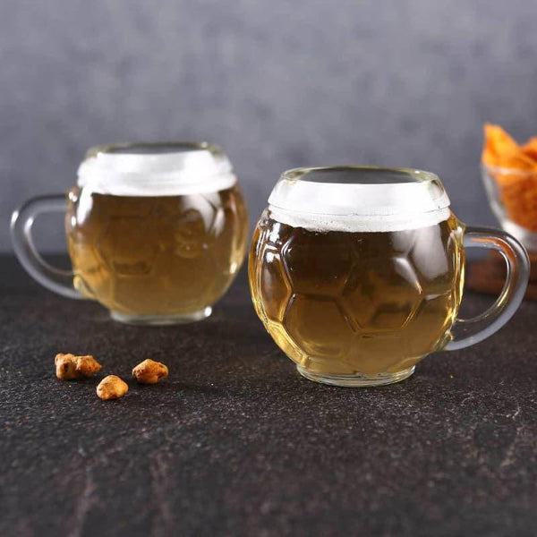 Buy Tristo Beer Mug (400 ML) - Set Of Two Beer Mug & Glass from Vaaree