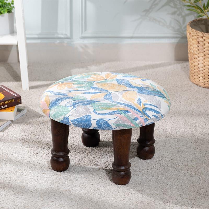 Buy Akera Noe Flora Cotton Stool Benches & Stools from Vaaree