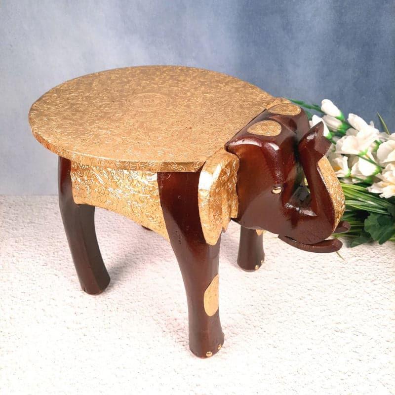 Buy Gaja Devana Stool - Black Benches & Stools from Vaaree