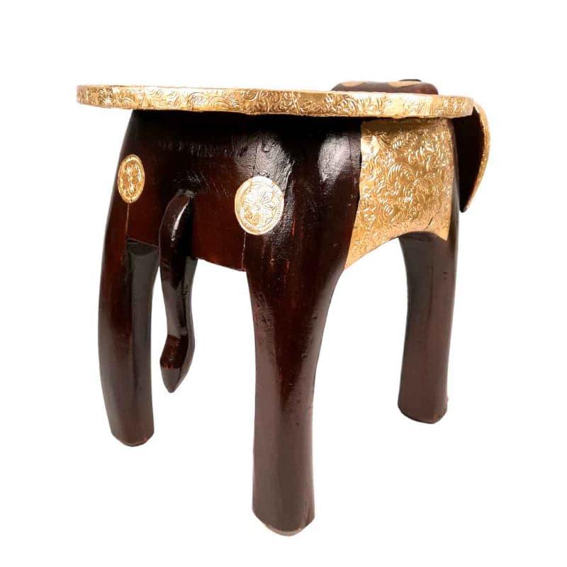 Buy Gaja Devana Stool - Black Benches & Stools from Vaaree