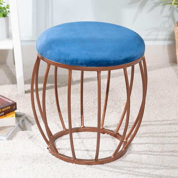 Buy Marina Cage Velvet Stool Benches & Stools from Vaaree