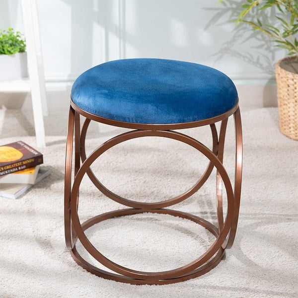 Buy Marina Hoop Velvet Stool Benches & Stools from Vaaree