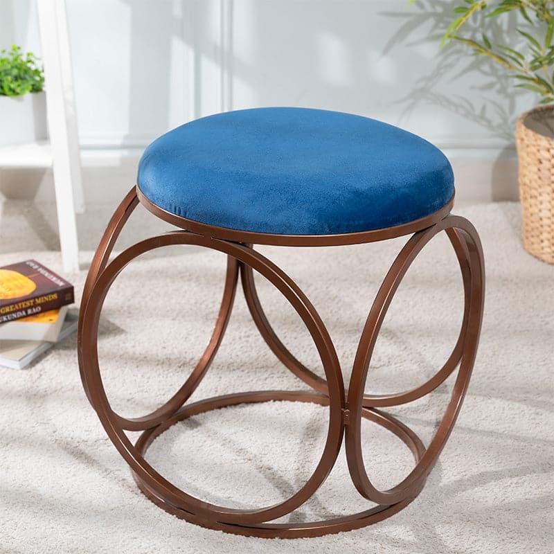 Buy Marina Hoop Velvet Stool Benches & Stools from Vaaree