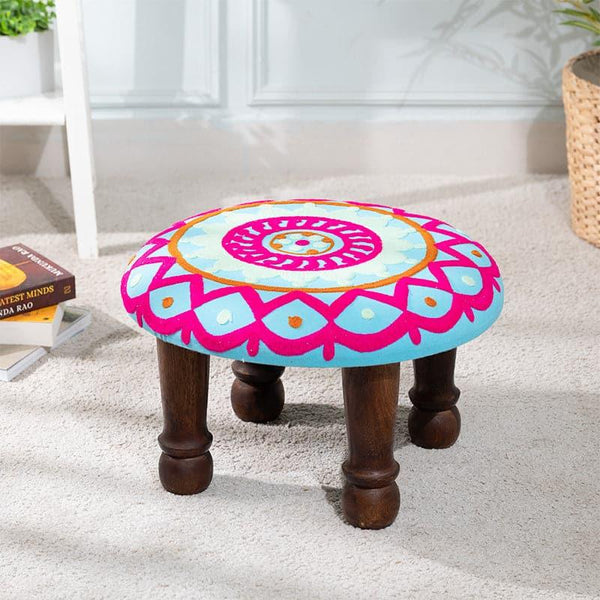 Buy Nara Mandala Cotton Stool Benches & Stools from Vaaree