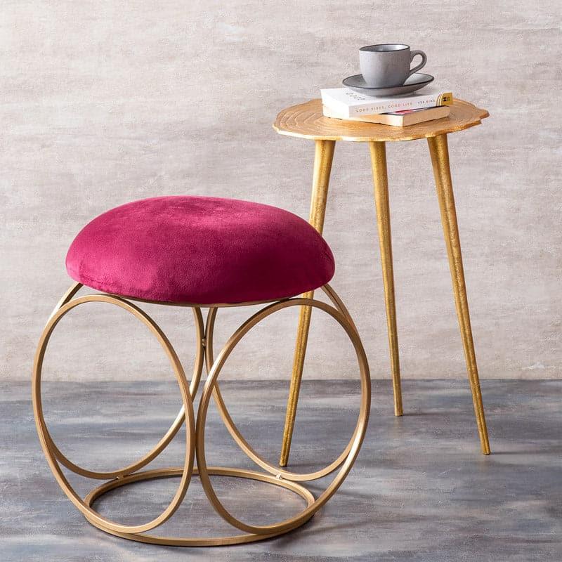 Buy Nerga Stool And Side Table Combo - Set Of Two Benches & Stools from Vaaree