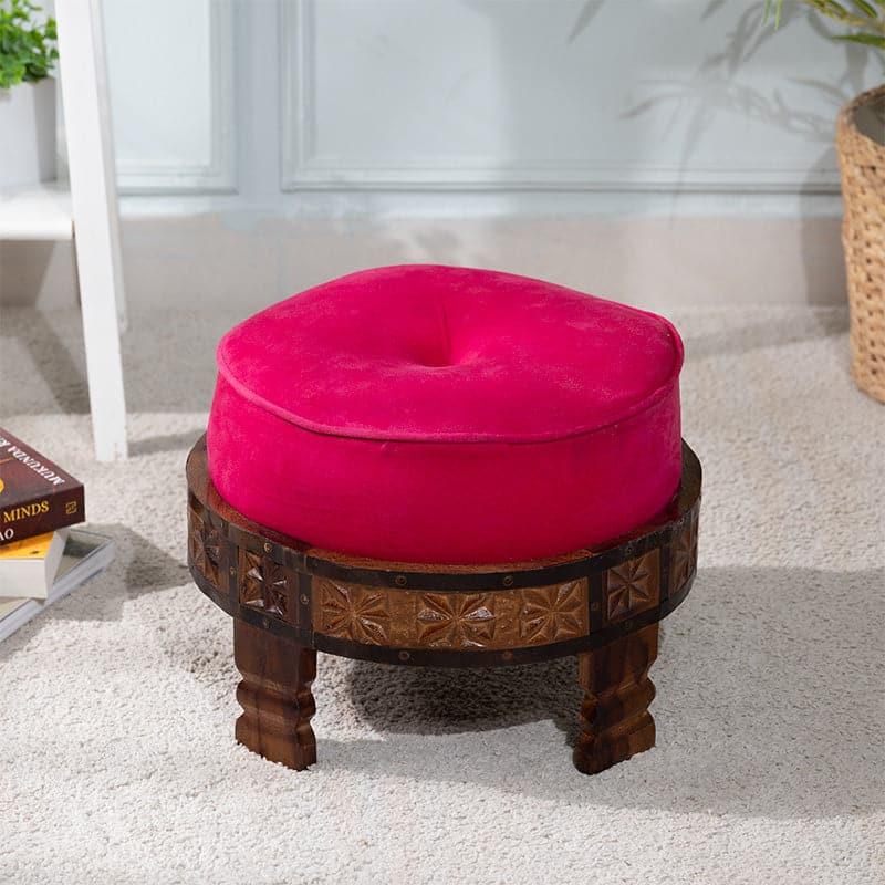 Buy Roma Velvet Stool Benches & Stools from Vaaree