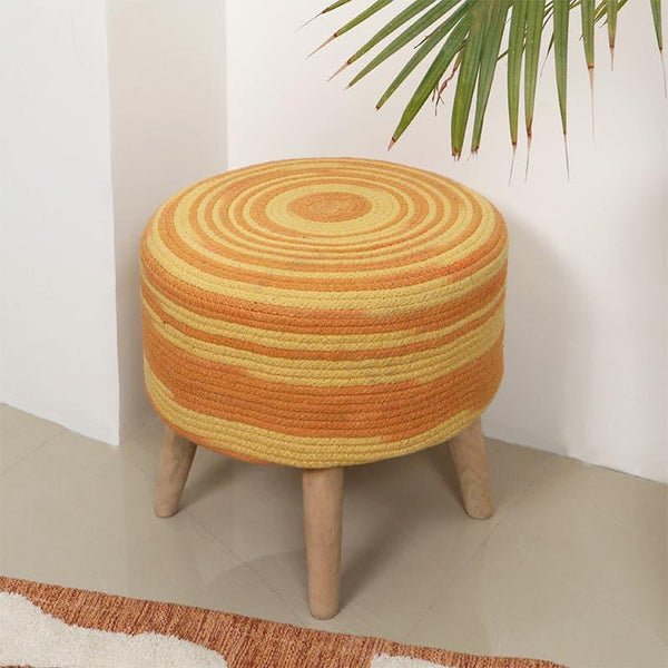 Buy Benches & Stools - Seleni Cotton Stool - Black at Vaaree online