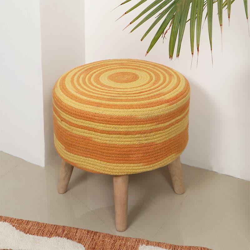 Buy Seleni Cotton Stool - Black Benches & Stools from Vaaree