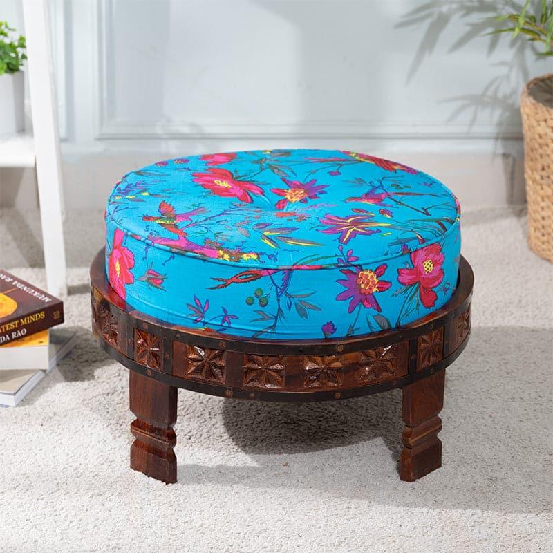 Buy Yita Flora Acacia Wood Stool Benches & Stools from Vaaree