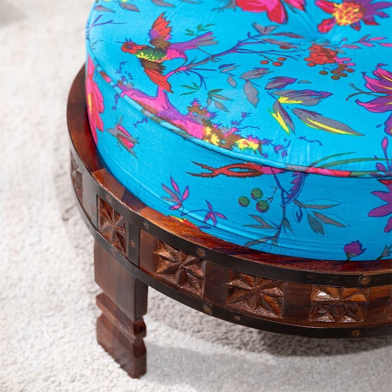 Buy Yita Flora Acacia Wood Stool Benches & Stools from Vaaree