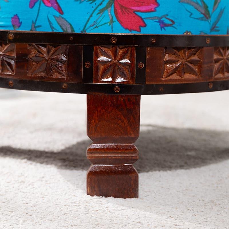 Buy Yita Flora Acacia Wood Stool Benches & Stools from Vaaree