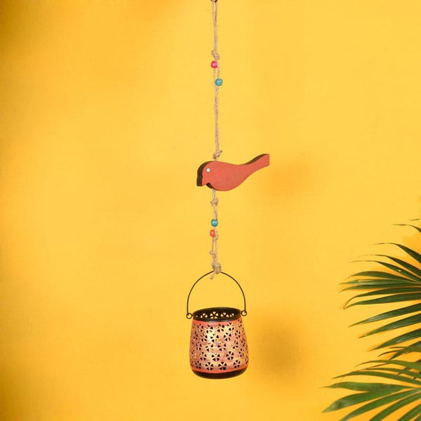 Buy Chidiya Love Bird Feeder - Red Bird Feeder from Vaaree