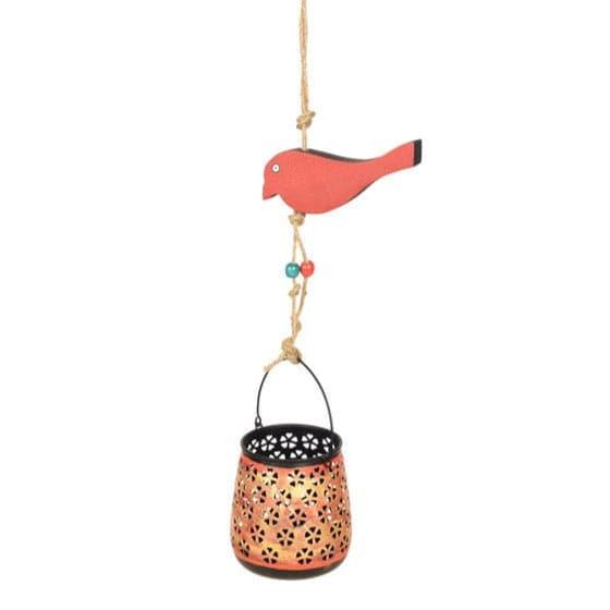 Buy Chidiya Love Bird Feeder - Red Bird Feeder from Vaaree