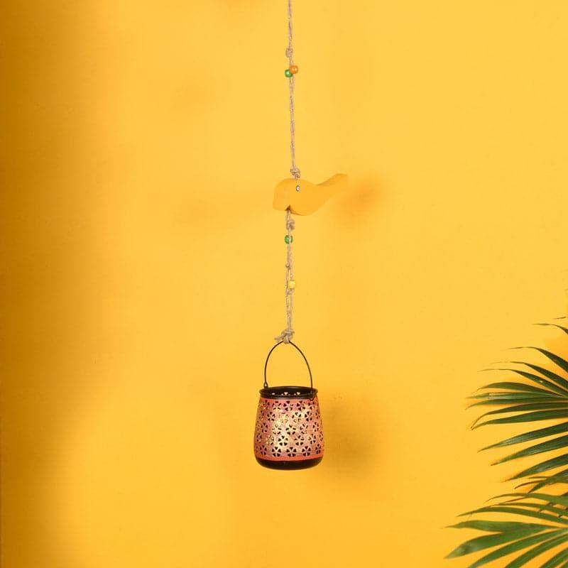 Buy Chidiya Love Bird Feeder - Yellow Bird Feeder from Vaaree