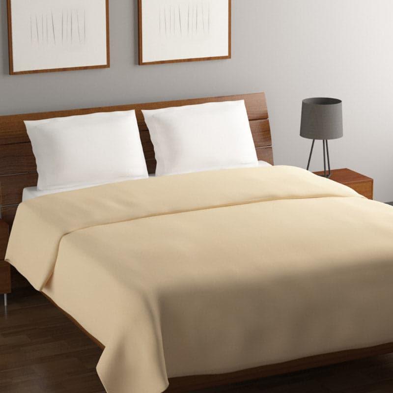 Buy Lora Solid Blanket - Beige Blankets from Vaaree