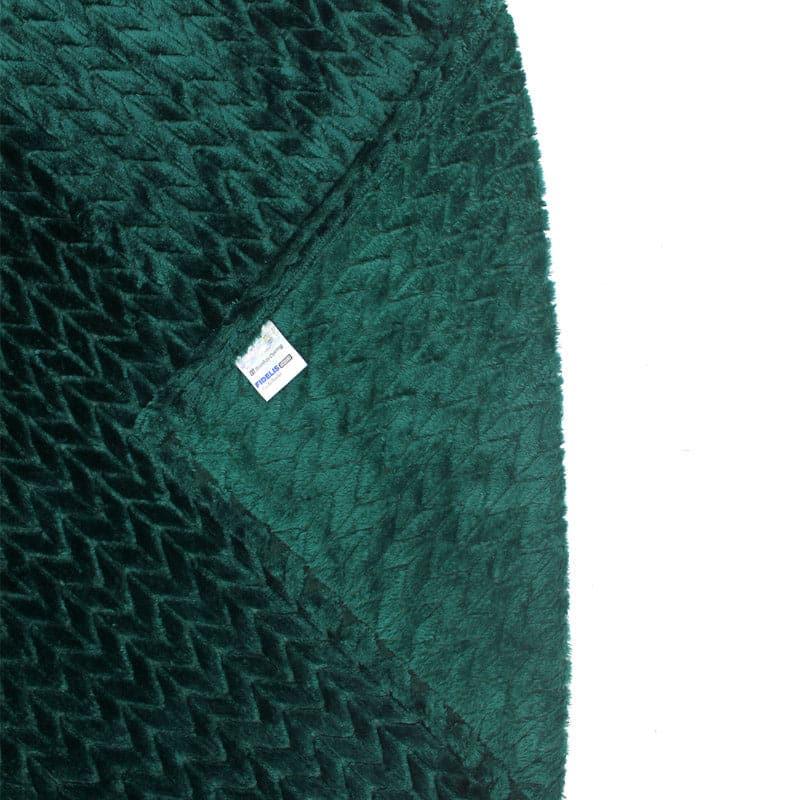 Buy Vadera Solid Blanket - Green Blankets from Vaaree