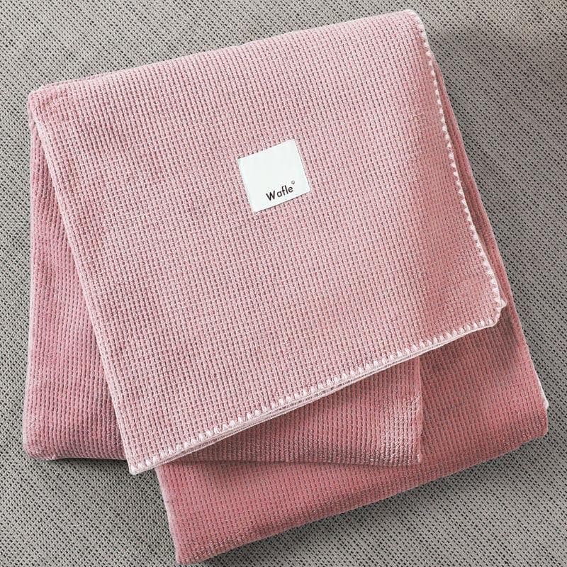 Buy Idyllic Snigu Blanket - Pink Blankets from Vaaree