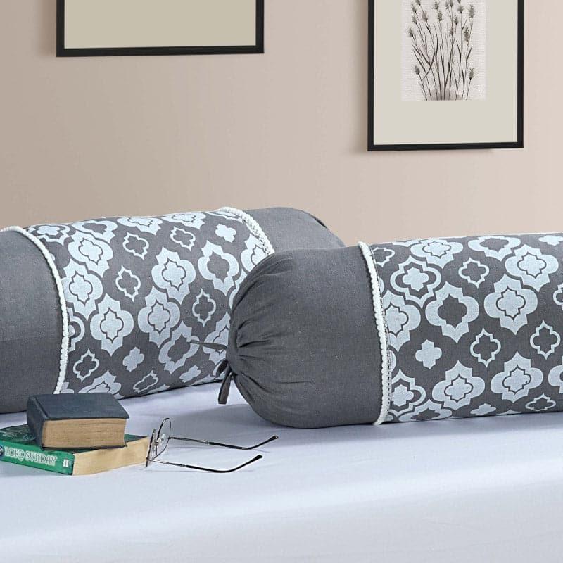 Buy Alocha Ethnic Bolster Cover - Set Of Two Bolster Covers from Vaaree