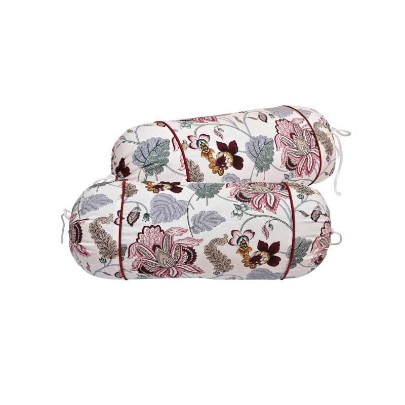 Buy Buttercups Bolster Cover - Set Of Two Bolster Covers from Vaaree