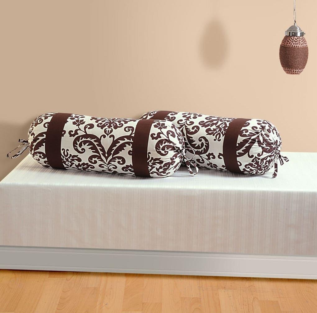 Buy Morro Ethnic Bolster Cover - Set Of Two Bolster Covers from Vaaree