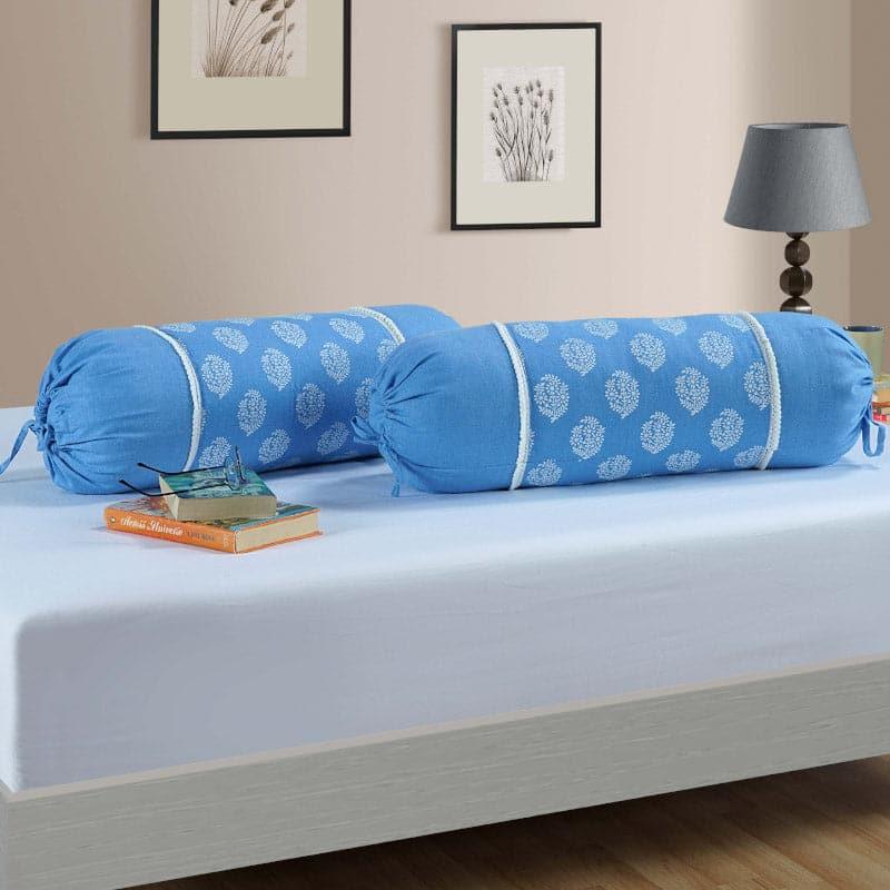 Buy Triva Pastel Bolster Cover - Set Of Two Bolster Covers from Vaaree