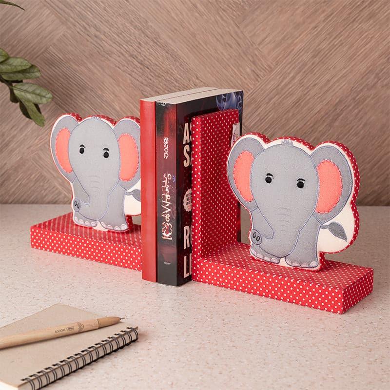 Buy Jumbo Jazz Book Ends (Elephant Collection) - Set Of Two Book End from Vaaree