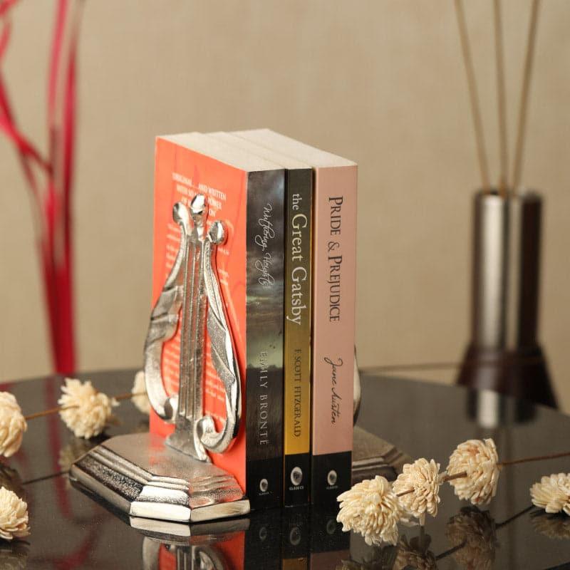 Book End - Odette Book Ends (Silver) - Set Of Two