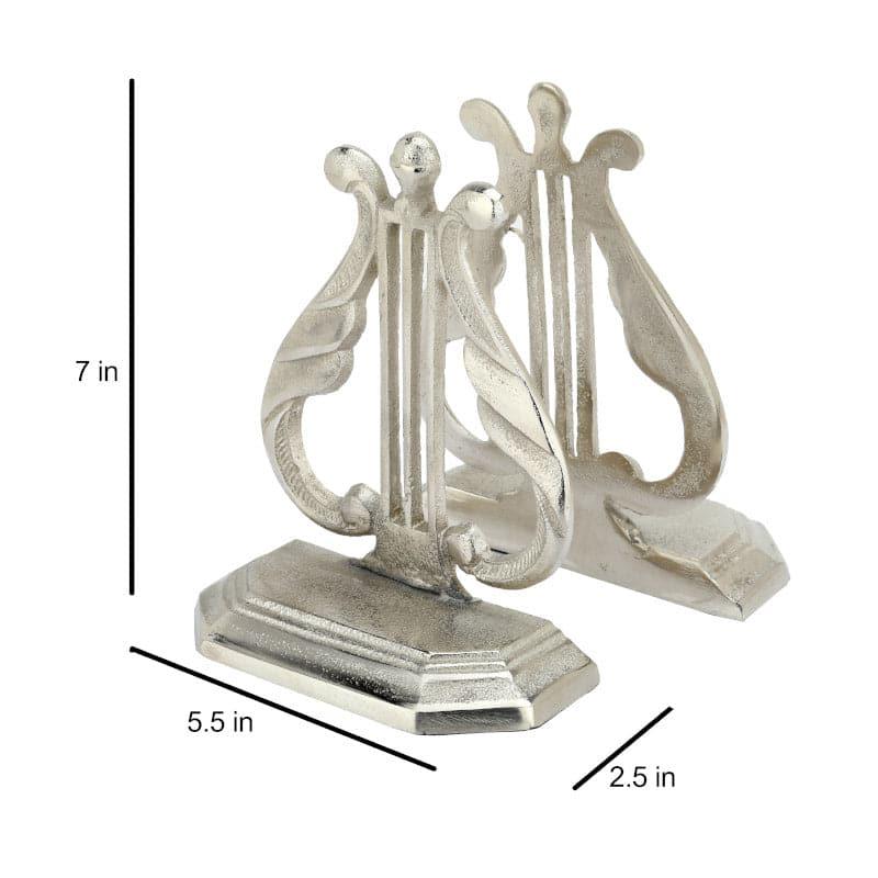 Book End - Odette Book Ends (Silver) - Set Of Two