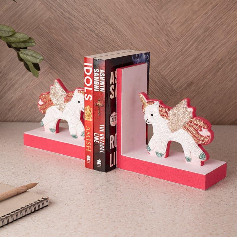 Buy Pony Play Book Ends (Unicorn Collection) - Set Of Two Book End from Vaaree