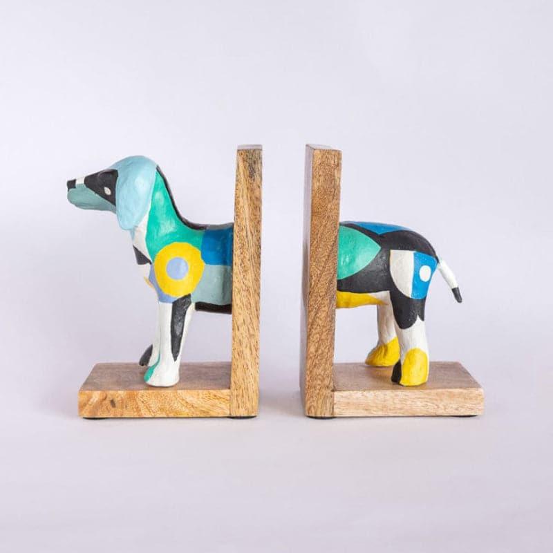 Buy Technicolour Toto Handpainted Bookend - Set Of Two Book End from Vaaree