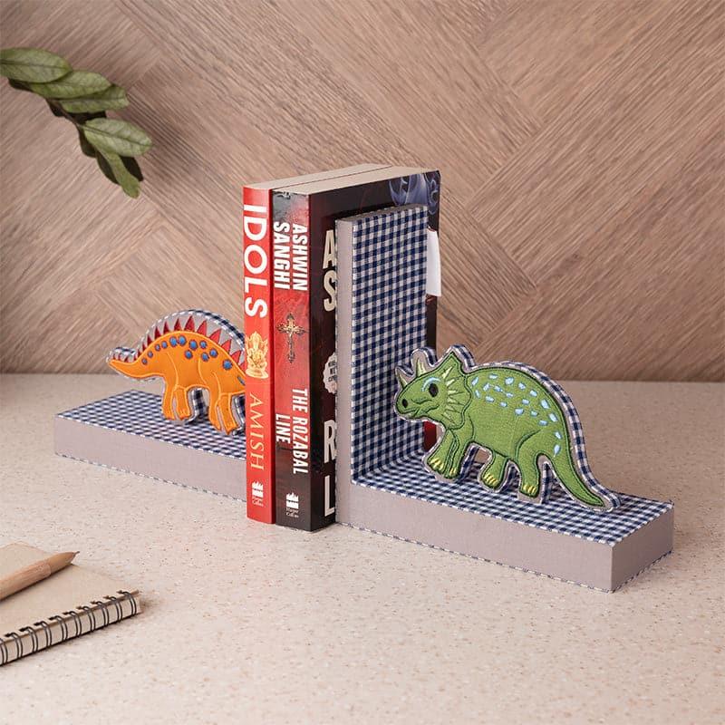 Buy Triceratops Roar Book Ends (Dino Buddies Collection) - Set Of Two Book End from Vaaree