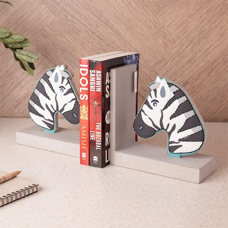 Buy Zebro Book Ends (Zebra Collection) - Set Of Two Book End from Vaaree