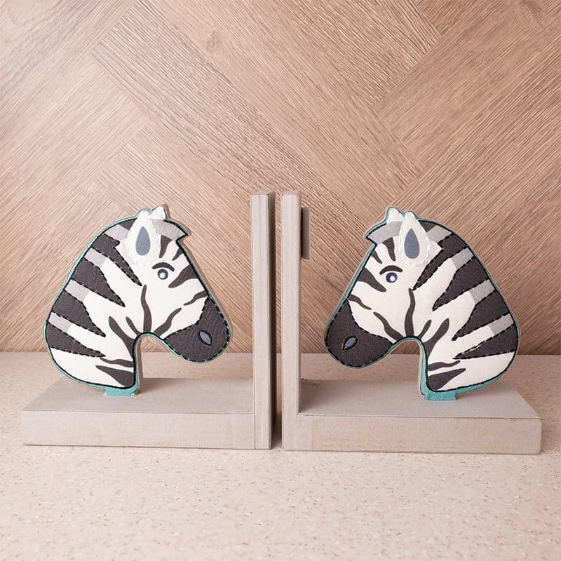 Buy Zebro Book Ends (Zebra Collection) - Set Of Two Book End from Vaaree