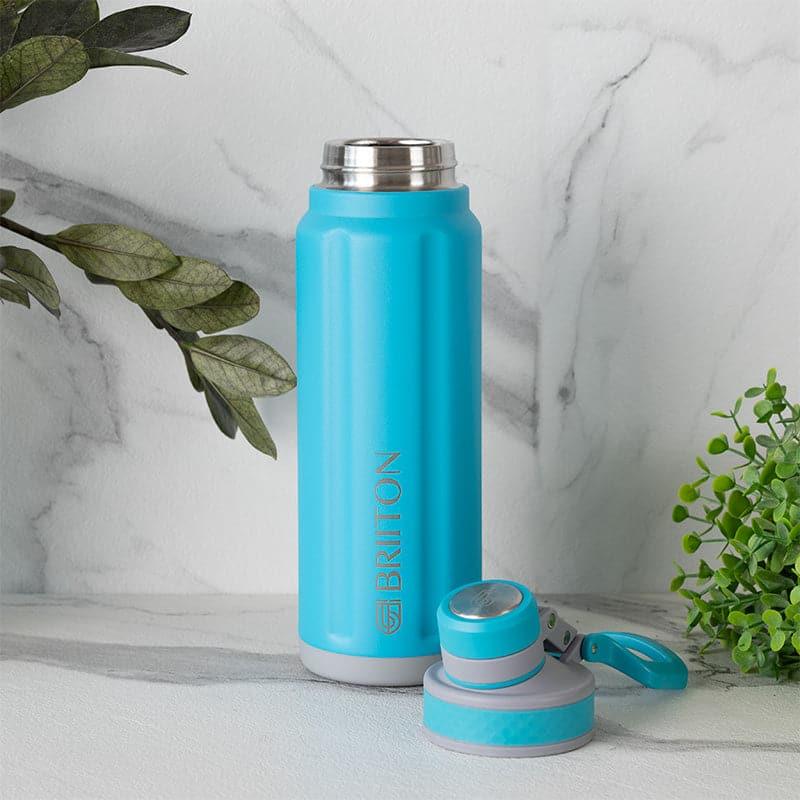 Buy Aqua Alchemy 750 ML Hot & Cold Thermos Water Bottle (Yellow & Blue) - Set Of Two Bottle from Vaaree