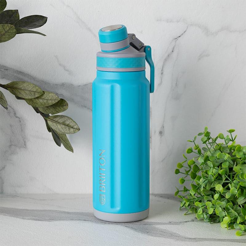 Buy Aqua Alchemy Hot & Cold Thermos Water Bottle (Blue) - 850 ML Bottle from Vaaree