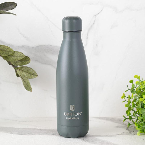 Buy Aqua Zen Bliss Hot & Cold Thermos Water Bottle (Grey) - 500 ML Bottle from Vaaree