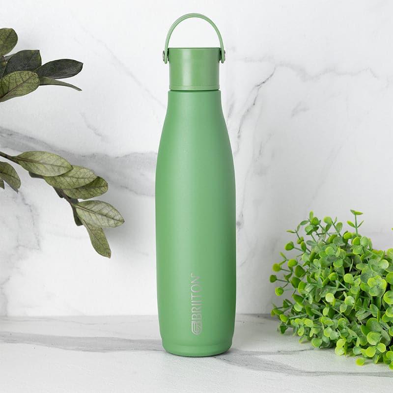 Bottle - Aquaro Hot & Cold Thermos Water Bottle (Green) - 750 ML