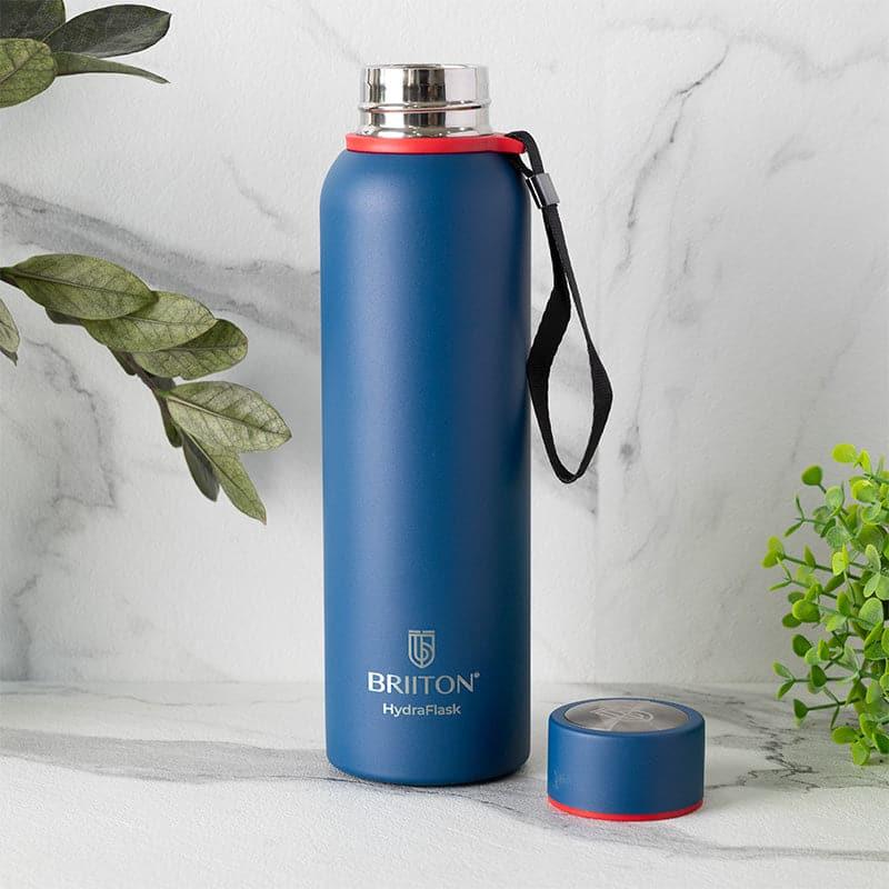 Buy Aqueous 750 ML Hot & Cold Thermos Water Bottle (Blue & Grey) - Set Of Two Bottle from Vaaree