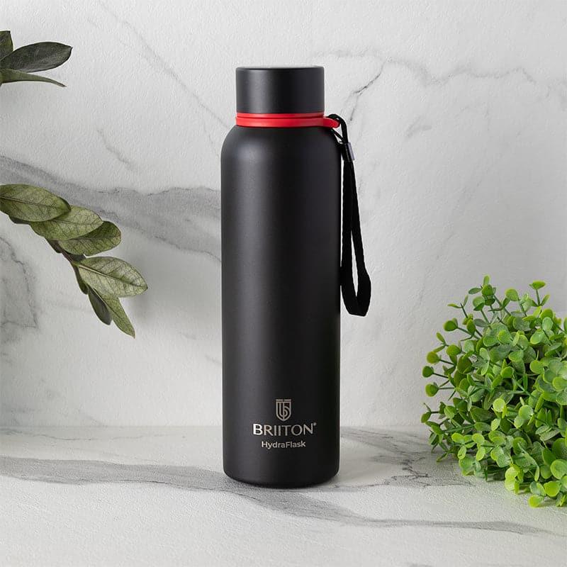 Buy Aqueous Hot & Cold Thermos Water Bottle (Black) - 750 ML Bottle from Vaaree