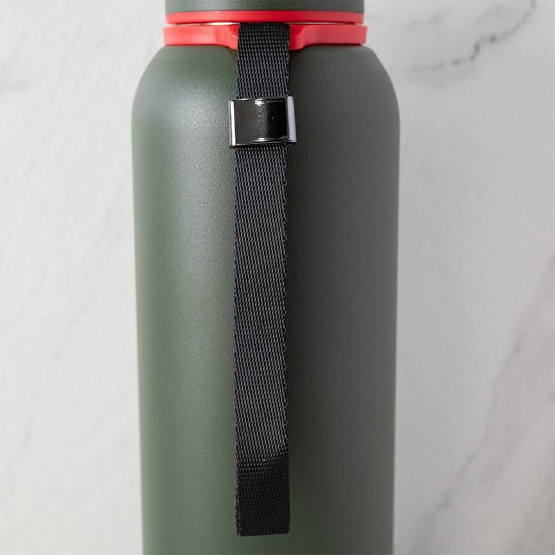 Bottle - Aqueous Hot & Cold Thermos Water Bottle (Green) - 750 ML