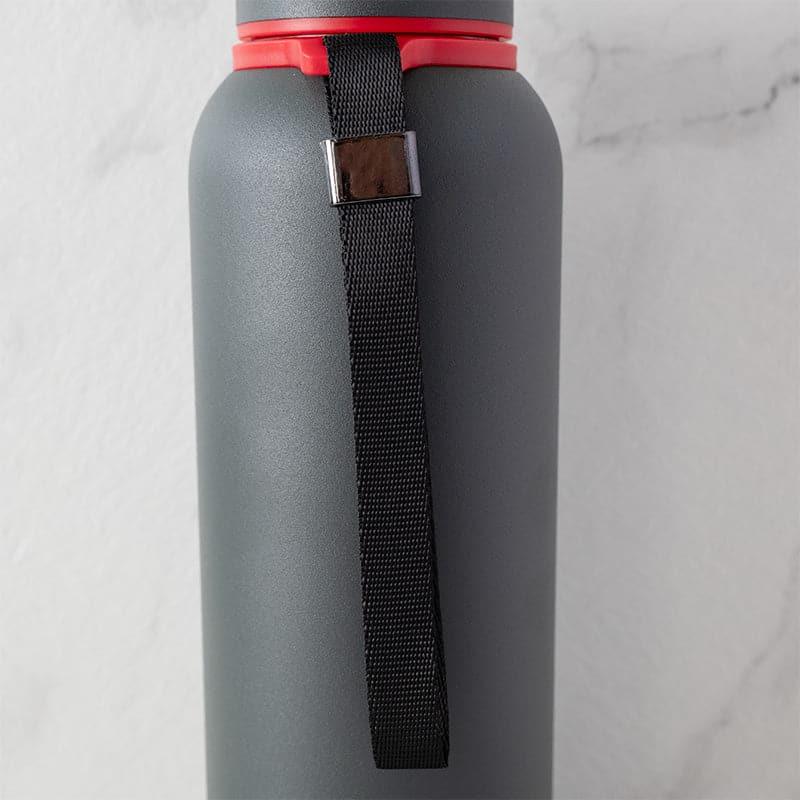 Buy Aqueous Hot & Cold Thermos Water Bottle (Grey) - 750 ML Bottle from Vaaree