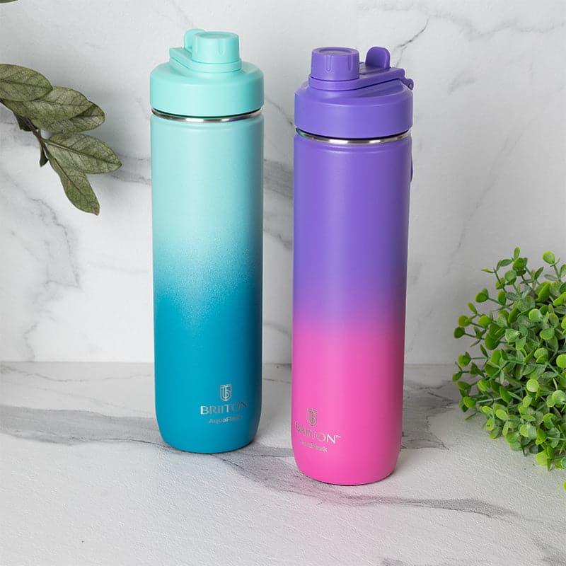 Buy Bristo Quench 750 ML Hot & Cold Thermos Water Bottle (Green & Purple) - Set Of Two Bottle from Vaaree