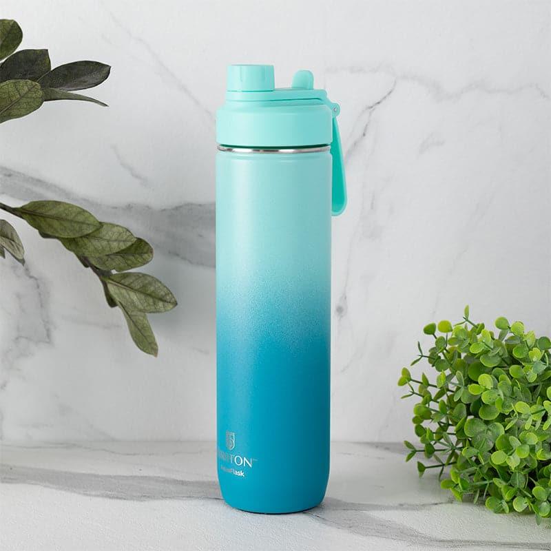 Buy Bristo Quench Hot & Cold Thermos Water Bottle (Light Blue & Dark Blue) - 750 ML Bottle from Vaaree